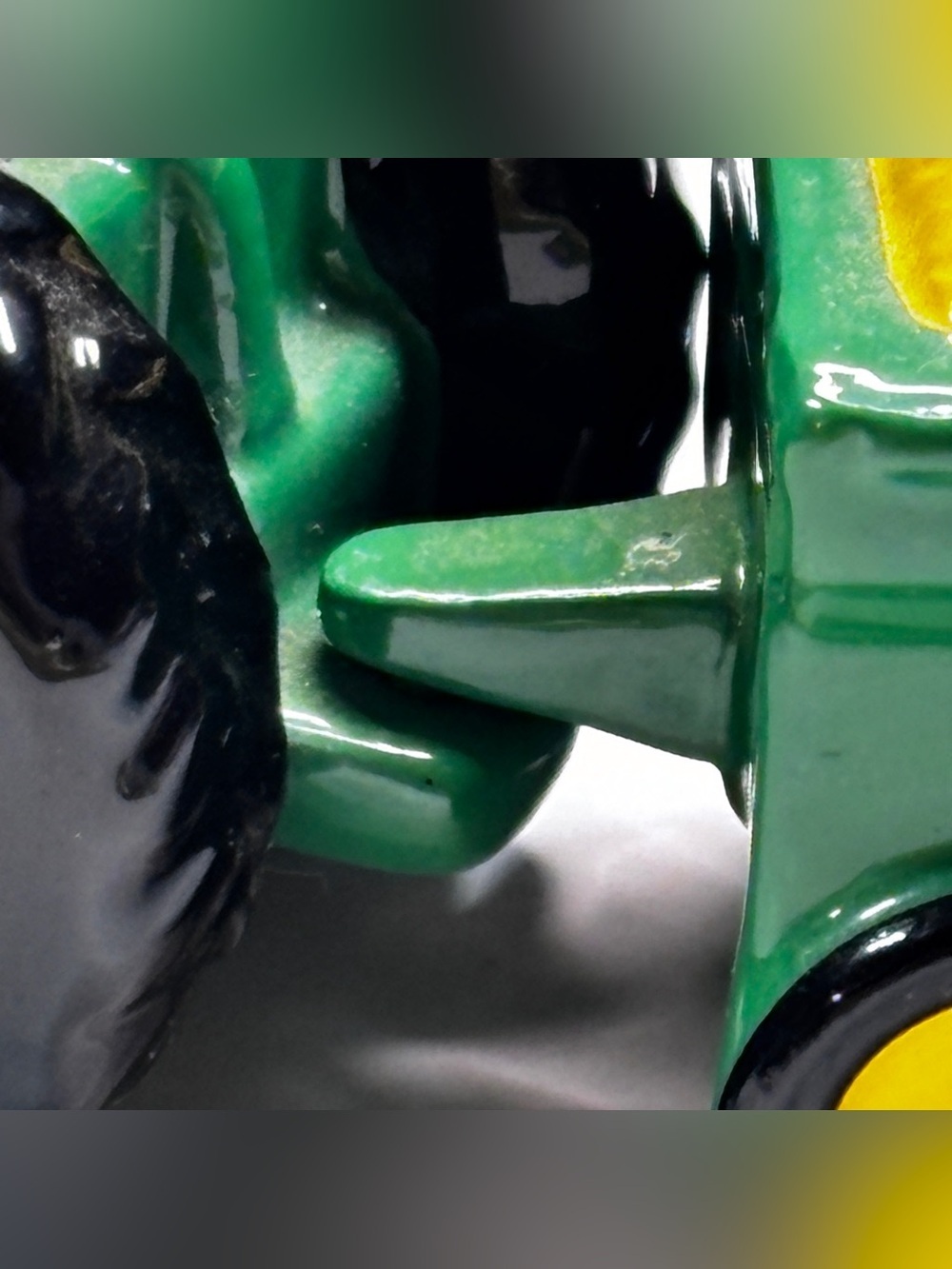 John Deere Tractor Salt and Pepper Shakers country tin tray country farm - Picture 12 of 13